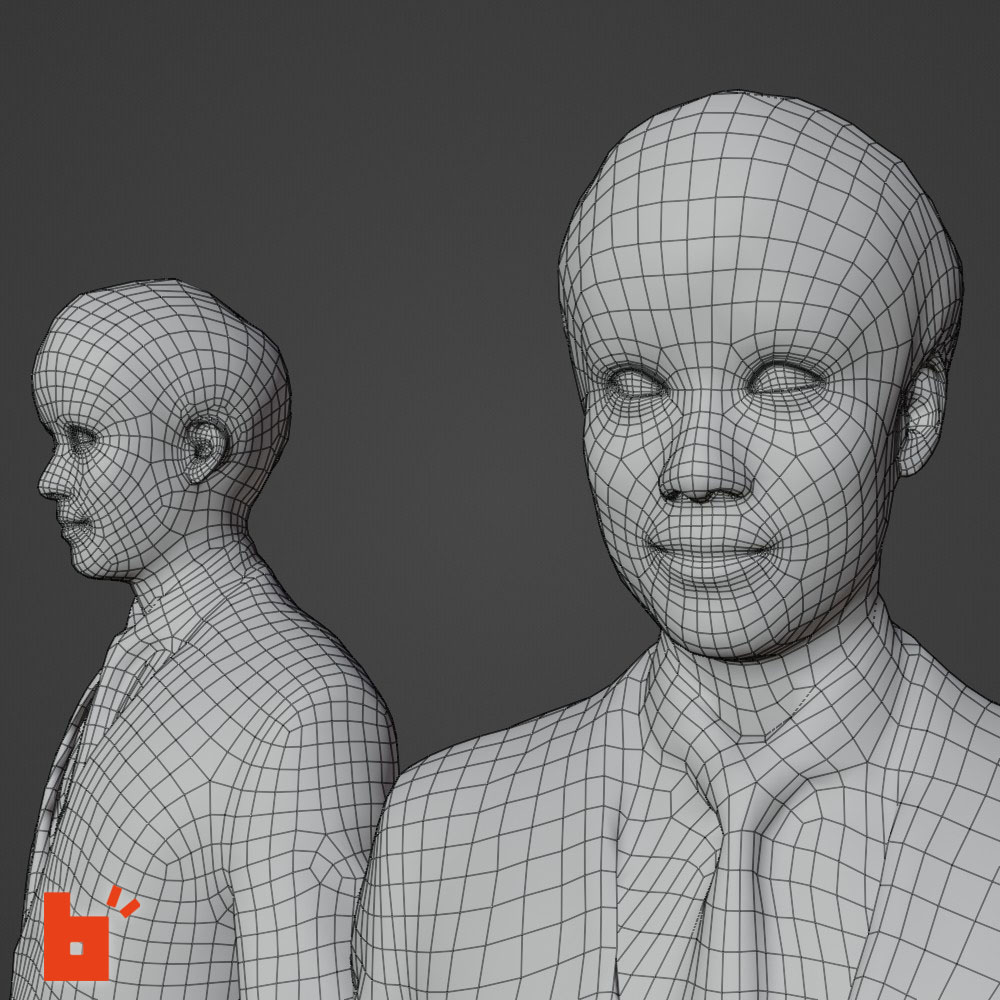 【3D人物】3Dモデル男性・Aポーズ・120_Kazu