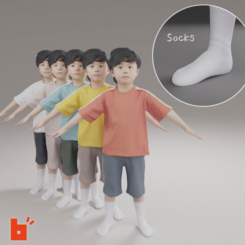 【3D人物】3Dモデル男性・Aポーズ・228_Rui-K
