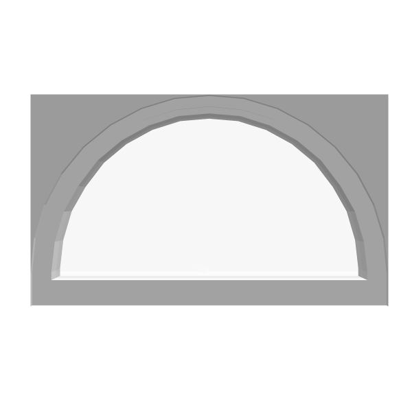 装飾窓（半円窓）
