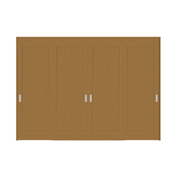 室内ﾄﾞｱ (引違 4枚)