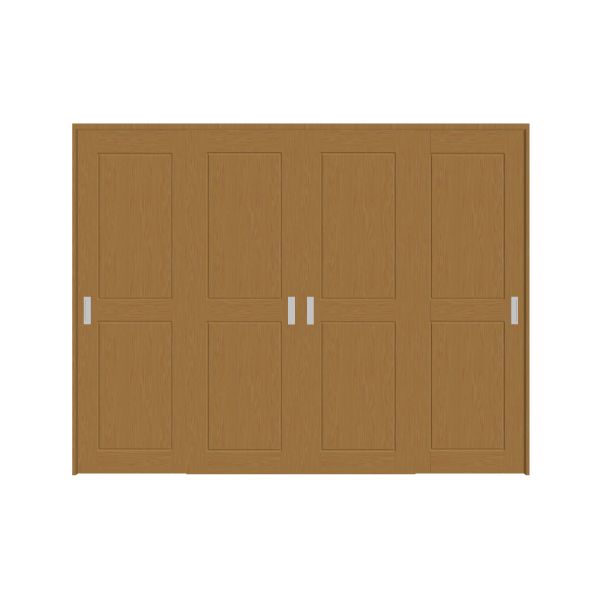 室内ﾄﾞｱ (引違 4枚)
