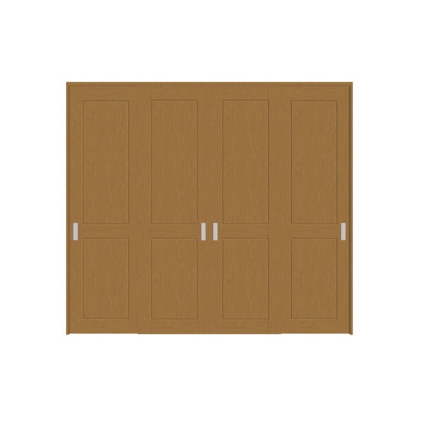 室内ﾄﾞｱ (引違 4枚)