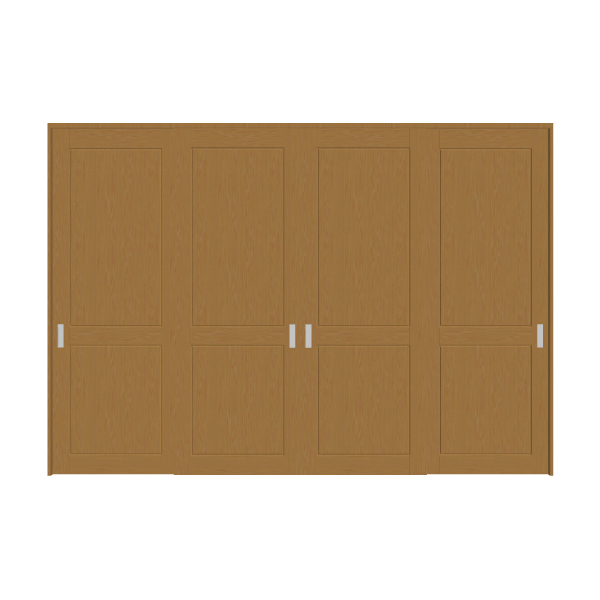 室内ﾄﾞｱ (引違 4枚)