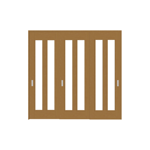 室内ﾄﾞｱ (引違 3枚)