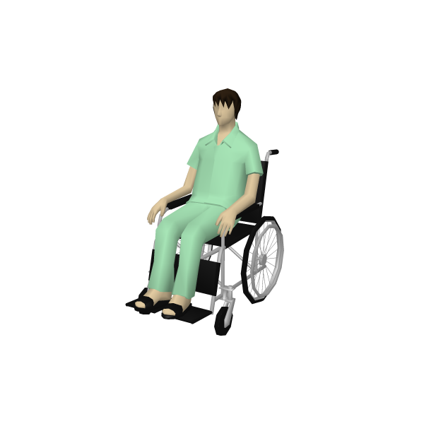 車椅子 男性